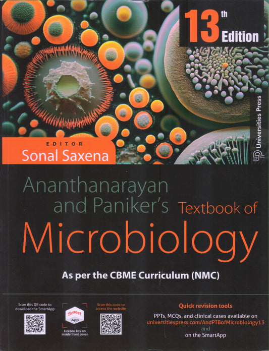 Ananthanarayan and Paniker's Textbook of Microbiology 13th/2025