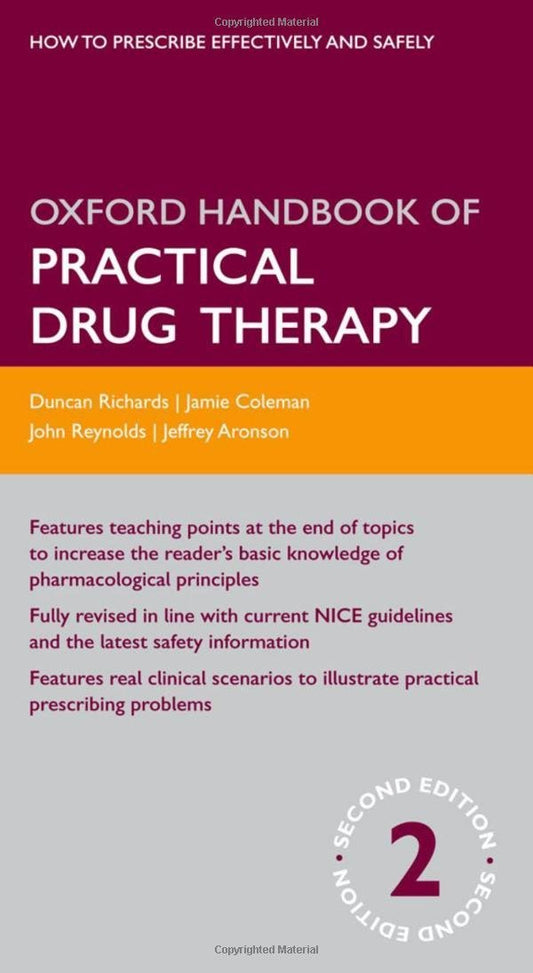 OXFORD HANDBOOK OF PRACTICAL DRUG THERAPY 2ND/2012-DUNCAN RICHARDS