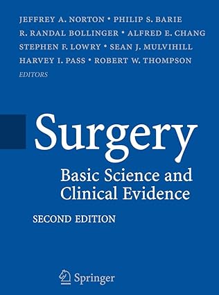 SURGERY BASIC SCIENCE AND CLINICAL EVIDENCE 2ND/2008 - JEFFREY NORTON