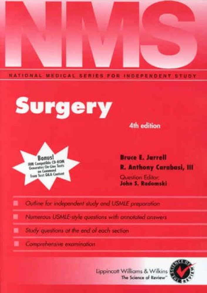 NMS SURGERY (NATIONAL MEDICAL SERIES FOR INDIPENDENT STUDY) 4TH/2000 - BRUCE JARRELL