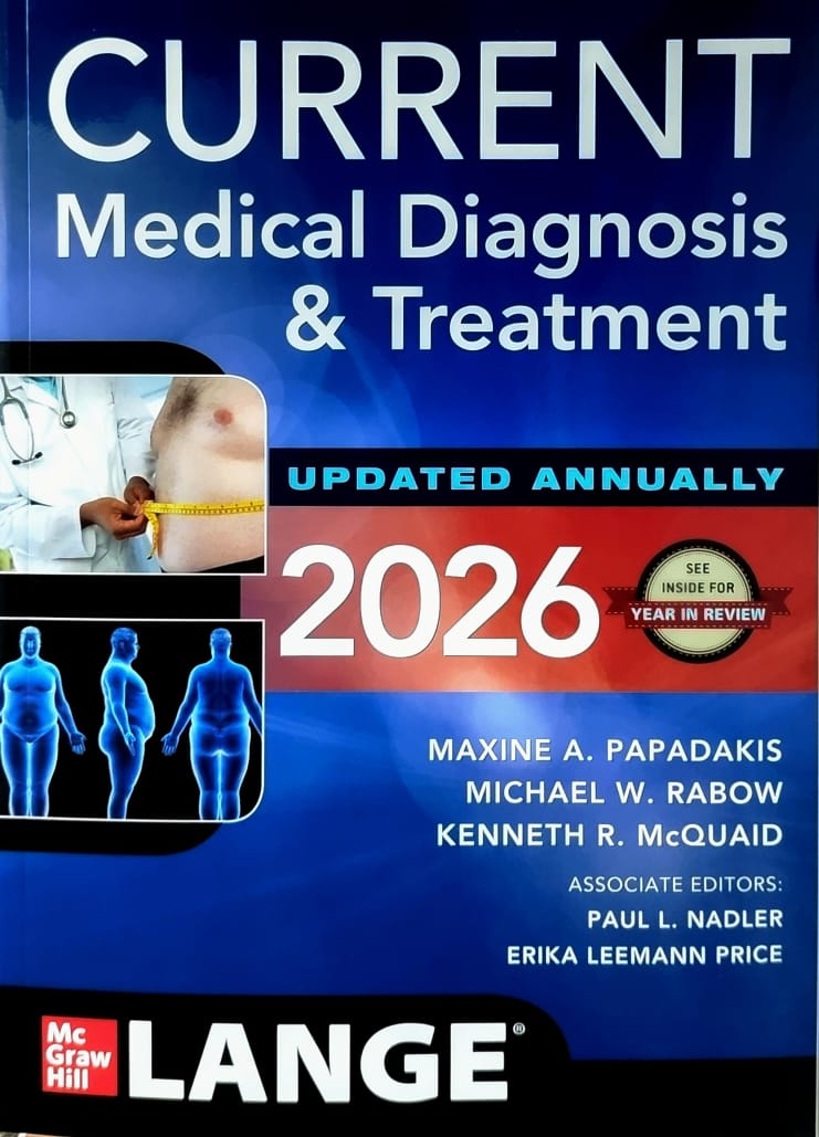 CURRENT MEDICAL DIAGNOSIS AND TREATMENT (CMDT) 65th-2026 - PAPADAKIS