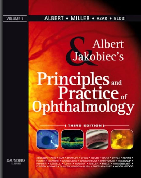 ALBERT JAKOBIEES PRINCIPLES AND PRACTICE OF OPHTHALMOLOGY 3RD/2008 ALBERT SINGLE VOLUME (GAUCOMA VOLUME ONLY)