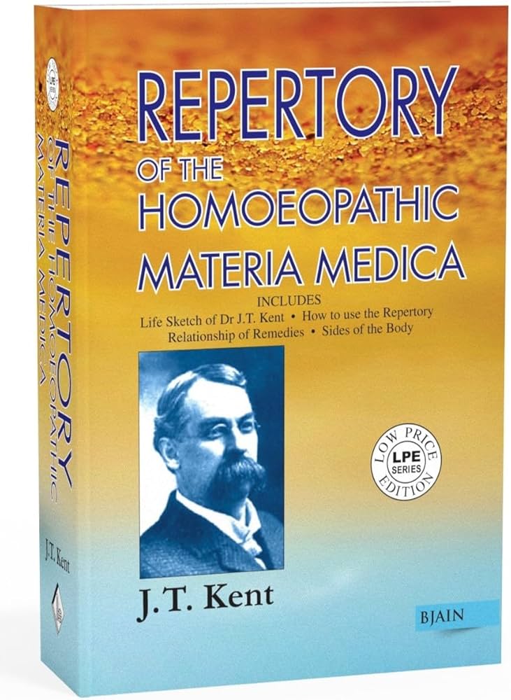 REPORATORY OF THE HOMEOPATHIC MATERIA MEDICA - JT KENT