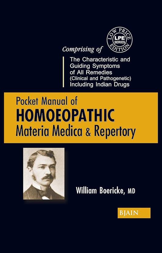POCKET MANUAL OF HOMEOPATHIC MATERIA MEDICA & REPERTORY - WILLIAM BOERICKE