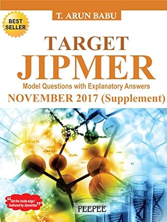 TARGET JIPMER PGMEE NOV 17 - ARUN BABU