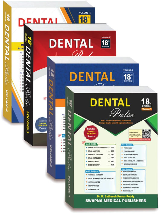 DENTAL PULSE 18TH/2025 (4 VOLS) - K. SATHEESH KUMAR REDDY
