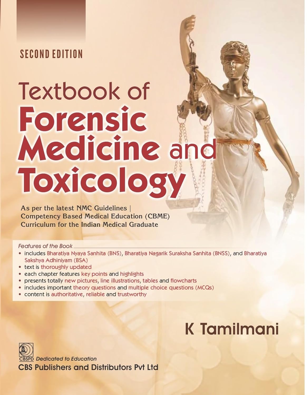TEXTBOOK OF FORENSIC MEDICINE & TOXICOLOGY 2ND/2026 - K TAMILMANI