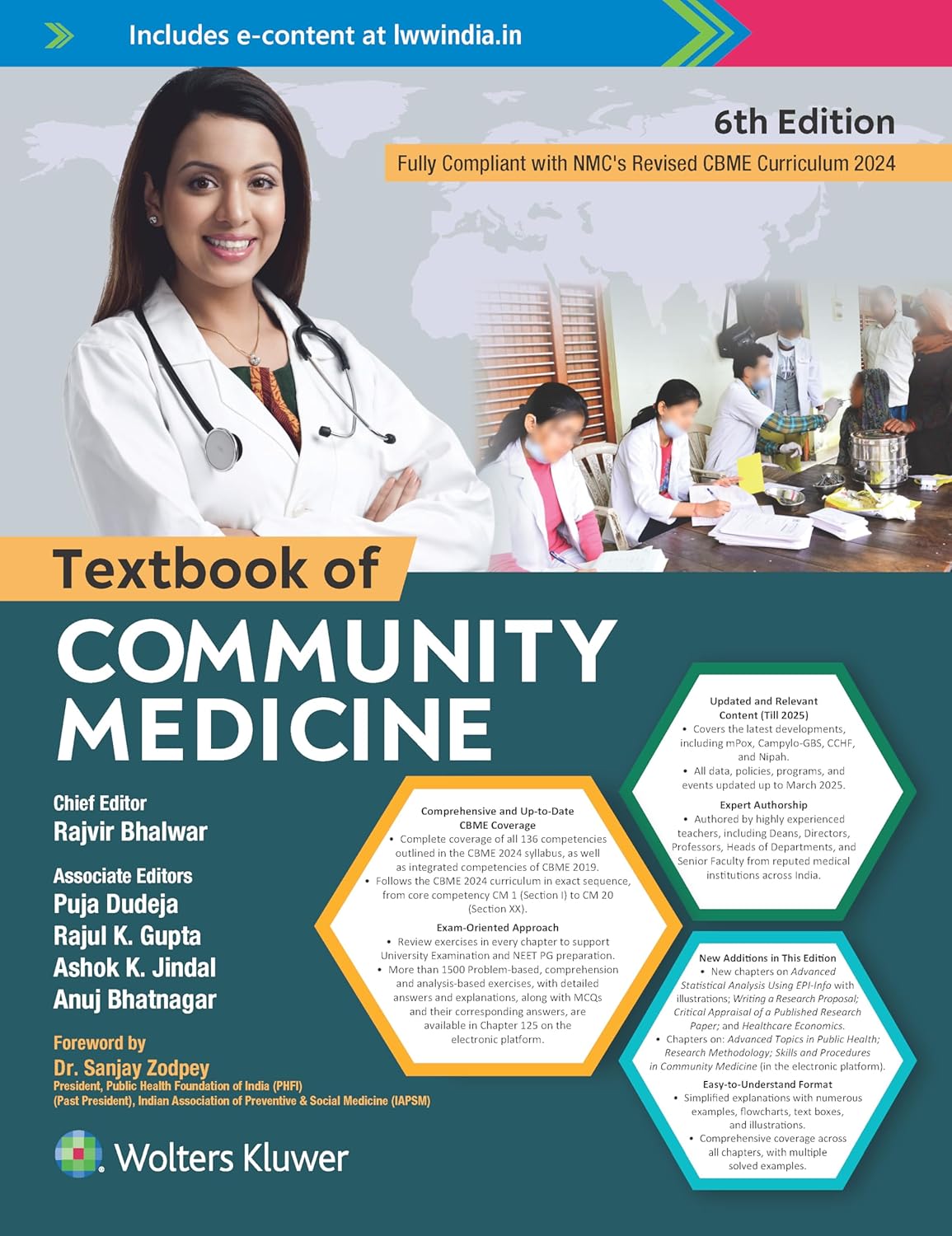 TEXTBOOK OF COMMUNITY MEDICINE 6TH/2025 - RAJVIR BHALWAR