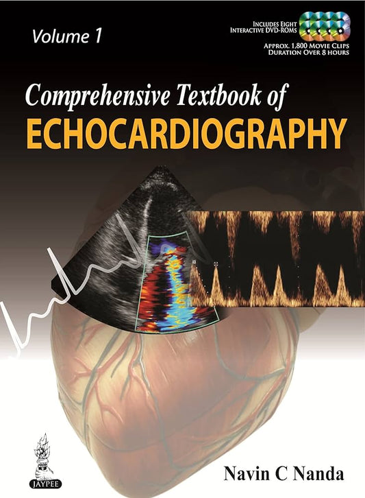 COMPREHENSIVE TEXTBOOK OF ECHOCARDIOGRAPHY (2 VOLUMES) 1ST/2014 - NAVIN NANDA
