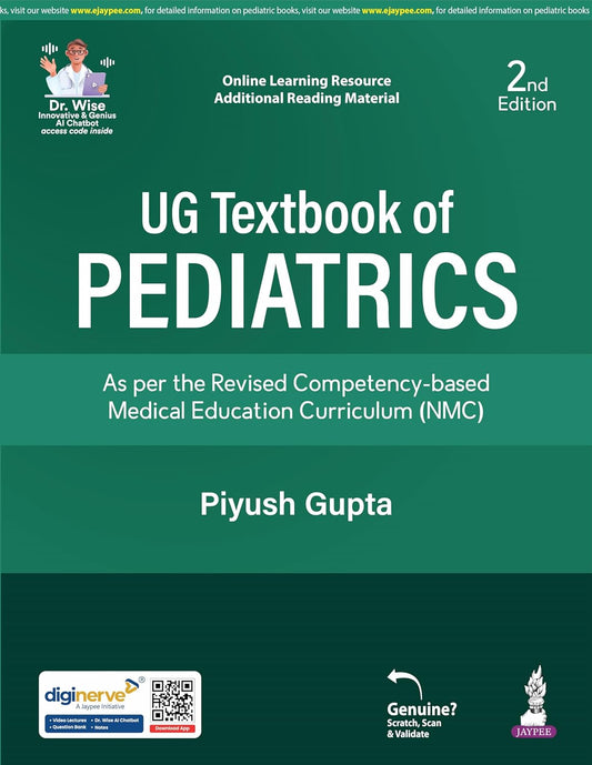 UG TEXTBOOK OF PEDIATRICS 2ND/2025 - PIYUSH GUPTA