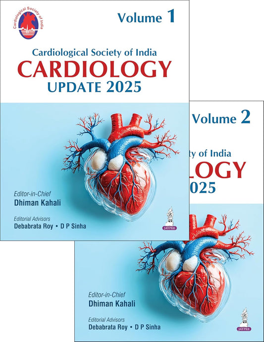 CARDIOLOGY SOCIETY OF INDIA CARDIOLOGY UPDATE 2025 2 VOLS -2026 - DHIMAN KAHALI