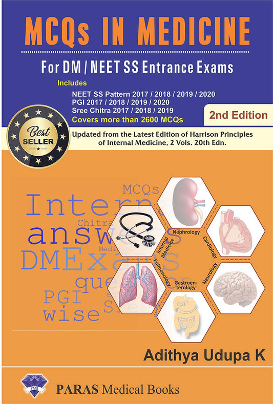 MCQS IN MEDICINE FOR DM NEET SS ENTRANCE EXAMS 2ND/2020 - ADITHYA UDUPA