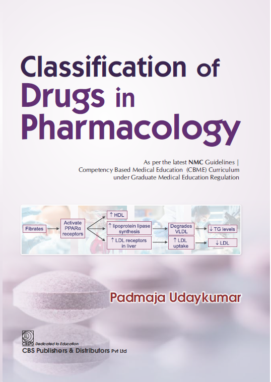 CLASSIFICATION OF DRUGS IN PHARMACOLOGY 1ST/2026 - PADMAJA UDAYKUMAR