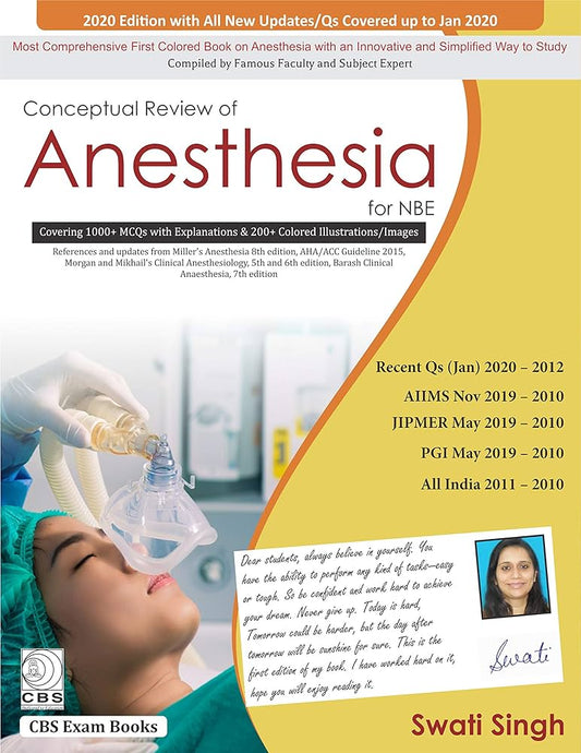 CONCEPTUAL REVIEW OF ANESTHESIA FOR NBE 1ST/2021 - SWATI SINGH