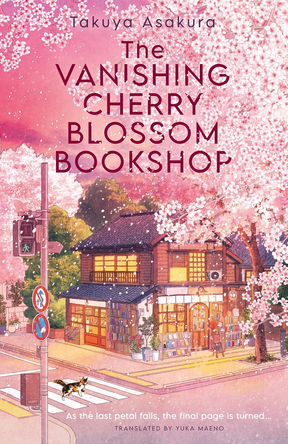 THE VANISHING CHERRY BLOSSOM BOOKSHOP (PB WITH FLAPS) - TAKUYA ASAKURA, TRANSLATED BY YUKA MAENO