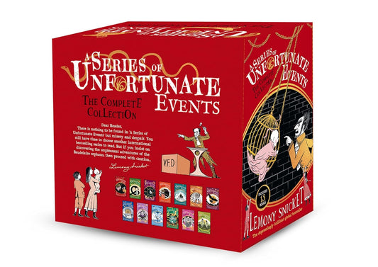 A SERIES OF UNFORTUNATE EVENTS (13 BOOK SLIPCASE) - LEMONY SNICKET, ILLUSTRATED BY BRETT HELQUIST
