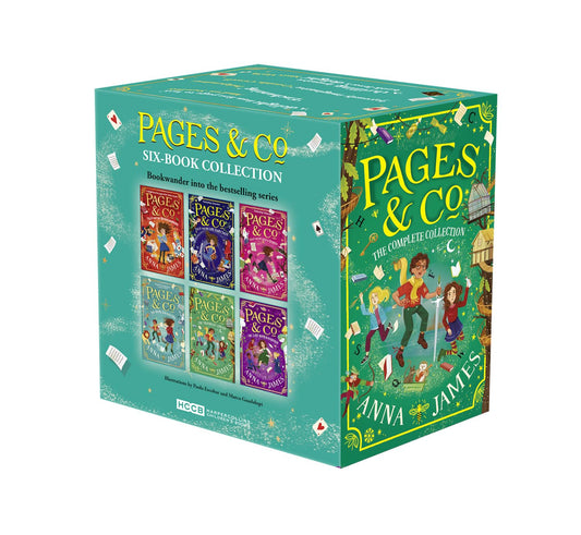 PAGES & CO. SERIES SIX-BOOK COLLECTION BOX SET (BOOKS 1-6) - ANNA JAMES