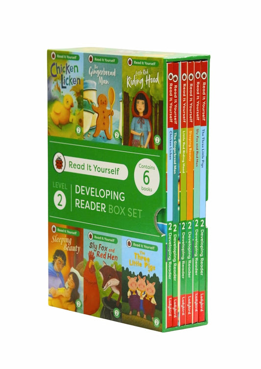 LADYBIRD RIY LEVEL 2 - DEVELOPING READER (06-BOOK BOX) SLIP CASE - LADYBIRD