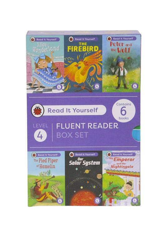 LADYBIRD RIY LEVEL 4 - FLUENT READER (06-BOOK BOX) SLIP CASE - LADYBIRD