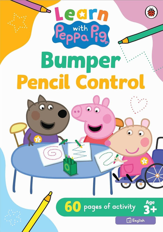 LEARN WITH PEPPA: BUMPER PENCIL CONTROL BOOK - PEPPA PIG