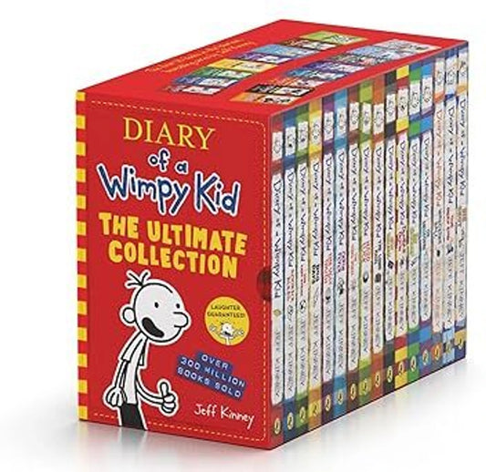 DIARY OF A WIMPY KID: THE ULTIMATE COLLECTION - 16 BOOKS BOXSET - JEFF KINNEY