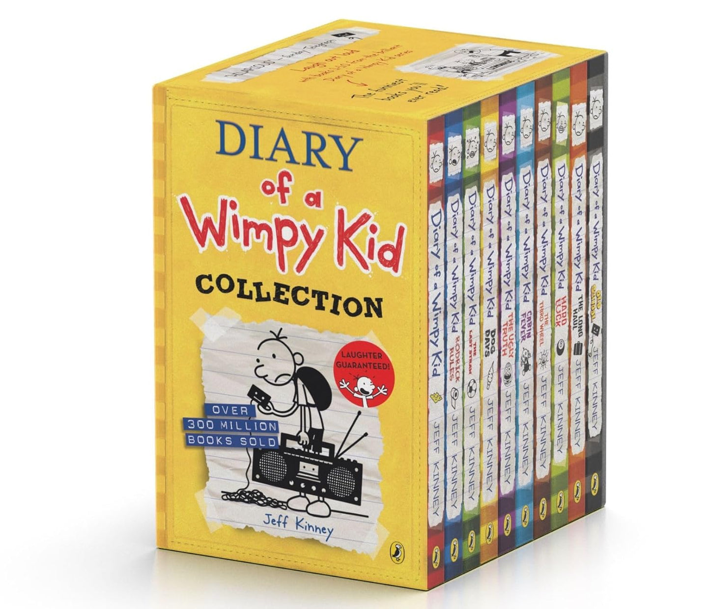 DIARY OF A WIMPY KID COLLECTION - 10 BOOKS BOXSET (BOOKS 1-10) - JEFF KINNEY