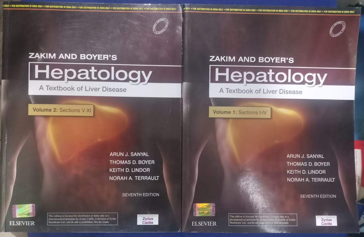ZAKIM AND BOYERS HEPATOLOGY A TEXTBOOK OF LIVER DISEASE 2VOLUME SET 7TH/2018 - ARUN SANYAL