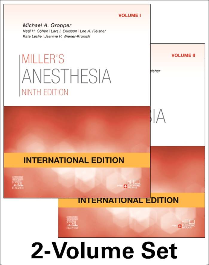 Miller's Anesthesia 9th/2019 (2 Vols. Set)