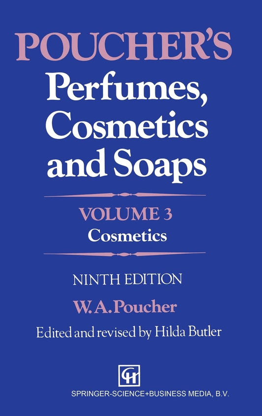 POUCHERS PERFUMES COSMETICS AND SOAPS VOLUME 3 COSMETICS 9TH/1993 - HILDA BUTLER