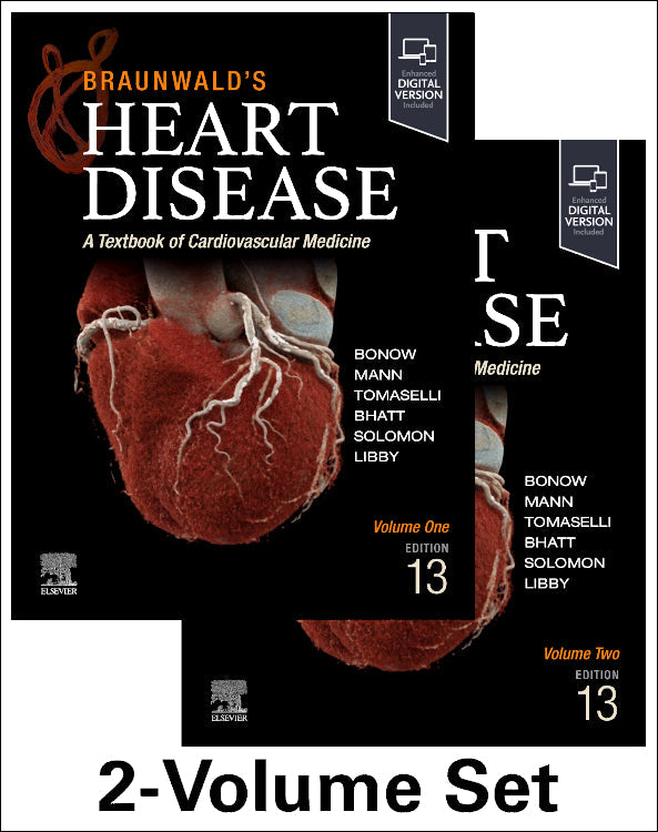 BRAUNWALD'S HEART DISEASE A TEXTBOOK OF CARDIOVASCULAR MEDICINE 13TH/2025 (2 VOLS) - ROBERT BONOW