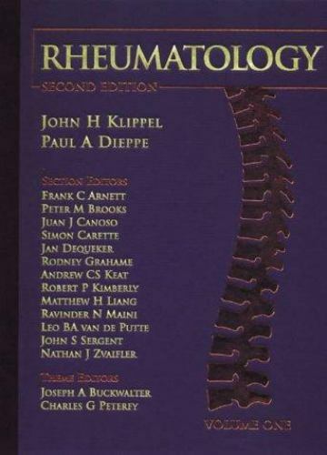 RHEUMATOLOGY 2 VOLUME SET 2ND/1997 - JOHN KLIPPEL