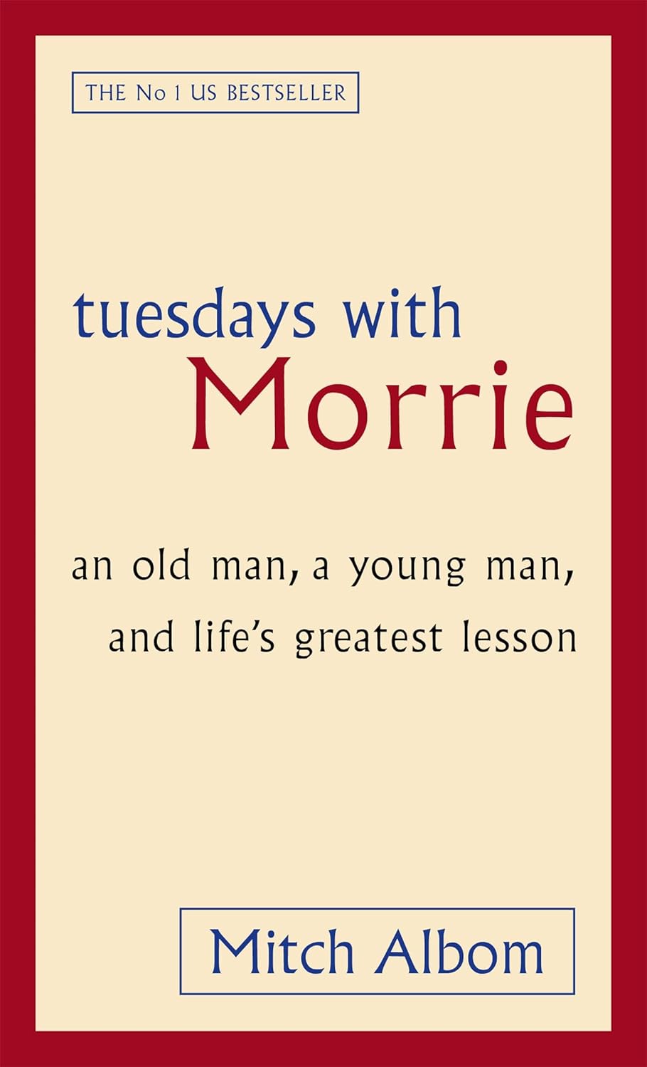 Tuesdays with Morrie: An Old Man, a Young Man, and Lifes Greatest Lesson - MITCH ALBOM