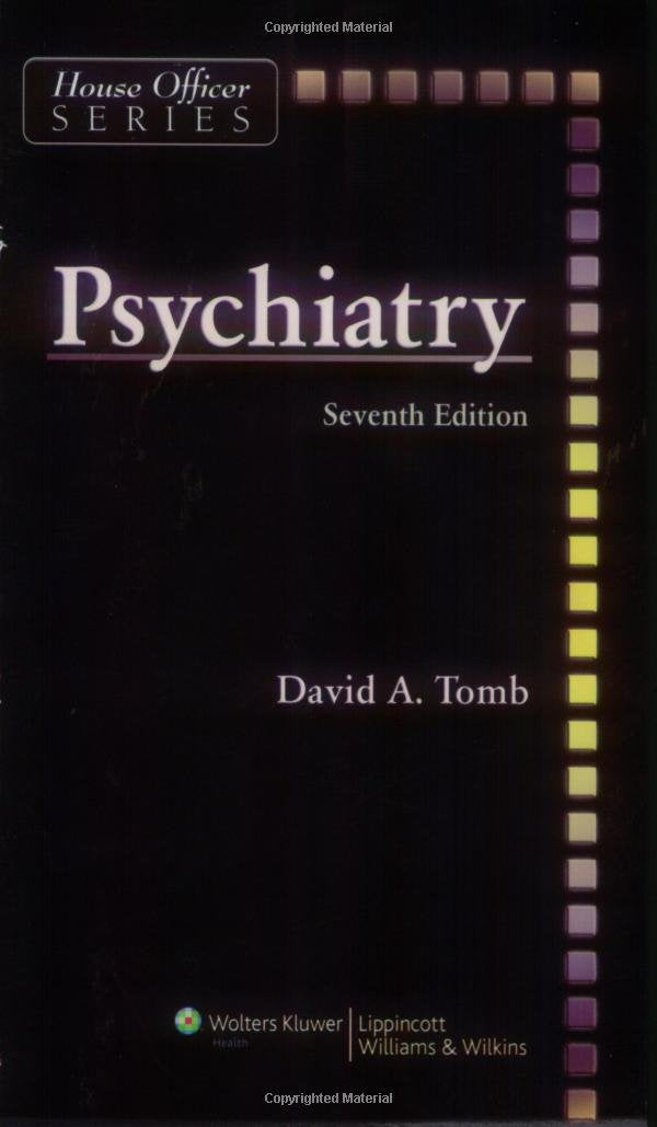 PSYCHIATRY HOUSE OFFICER SERIES 7TH/2008-DAVID TOMB