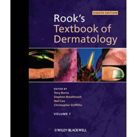 ROOK'S TEXTBOOK OF DERMATOLOGY 4 VOL SETS 8ETH/2010- TONY BURNS