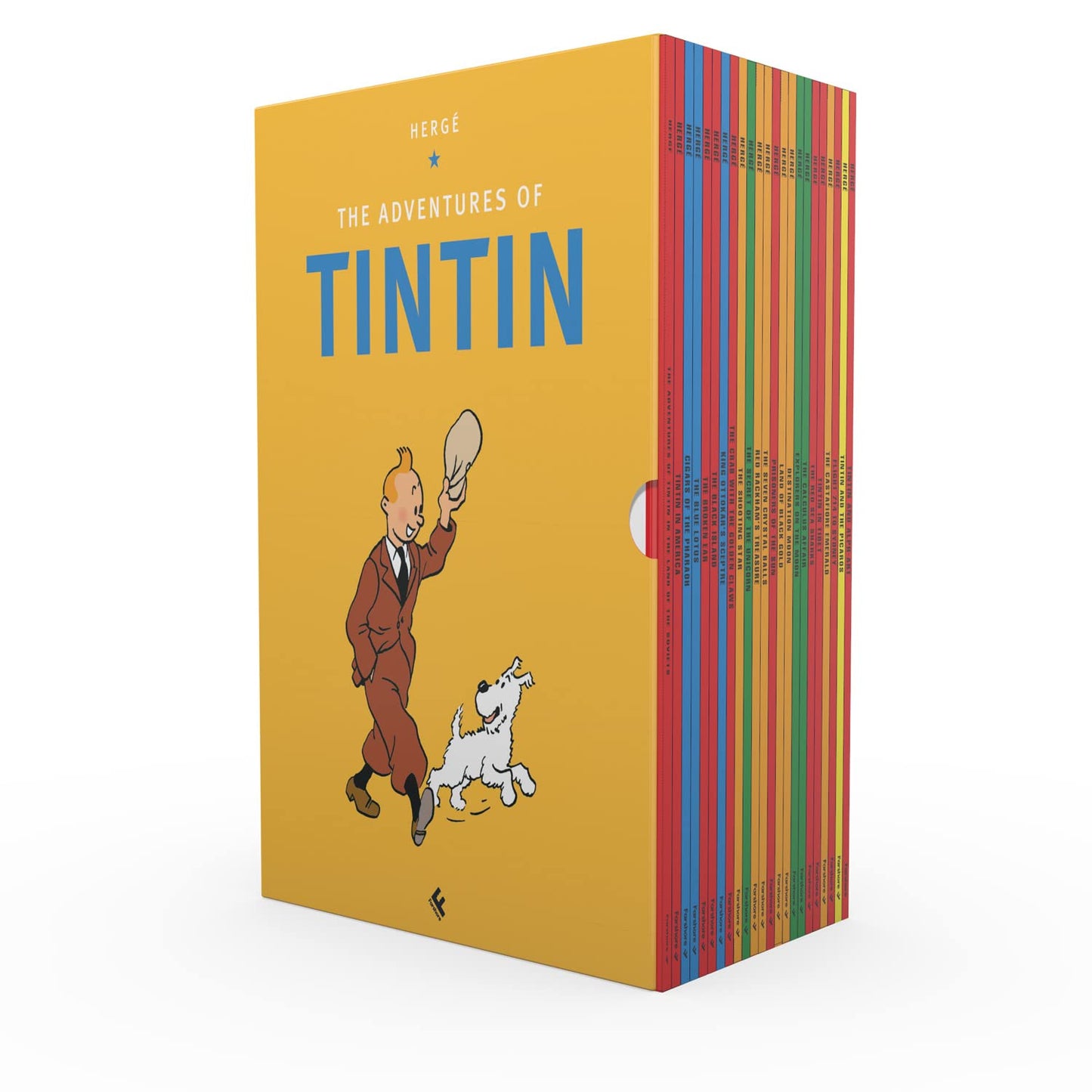 TINTIN PAPERBACK BOXED SET 23 TITLES - HERGE