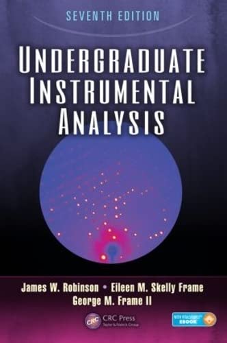 UNDERGRADUATE INSTRUMENTAL ANALYSIS 7TH/2014 - JAMES W. ROBINSON