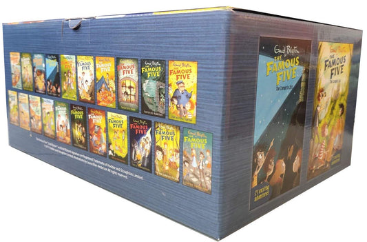 FAMOUS FIVE COMPLETE BOX SET OF 21 TITLES - ENID BLYTON