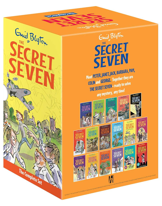 SECRET SEVEN COMPLETE BOX SET OF 17 TITLES - ENID BLYTON