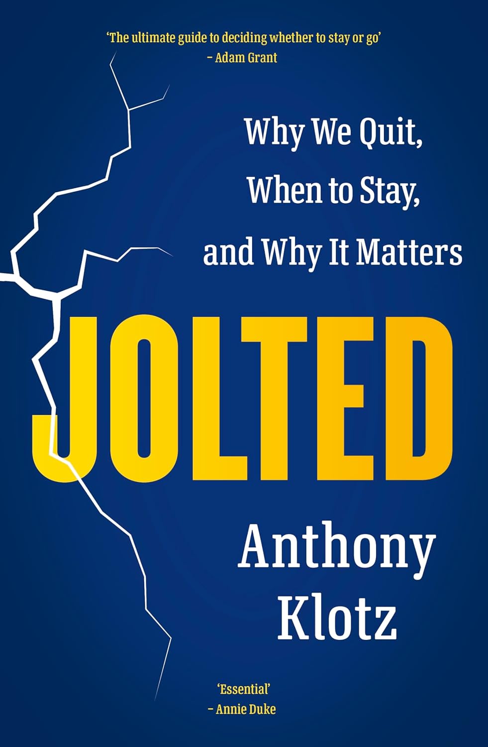 JOLTED - ANTHONY KLOTZ