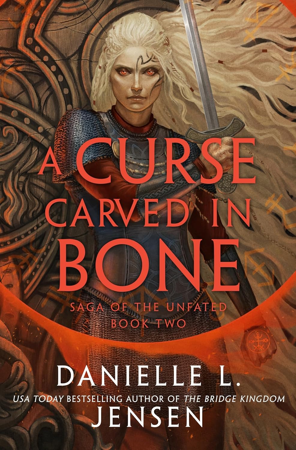 A CURSE CARVED IN BONE - DANIELLE L. JENSEN,