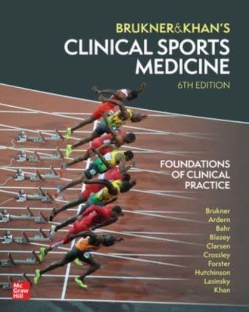 BRUKNER AND KHANS CLINICAL SPORTS MEDICINE 6TH/2025 - BRUNKER