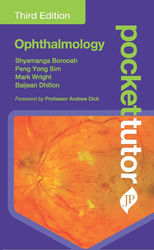 POCKET TUTOR OPHTHALMOLOGY 3RD/2023 - SHYAMANGA BOROOAH