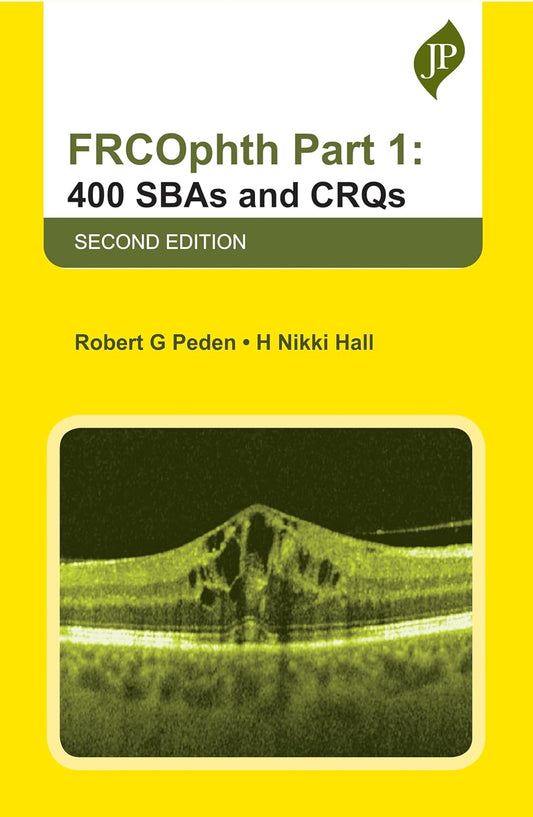 FRCOPHTH PART 1: 400 SBAS AND CRQS 2ND/2024 - ROBERT G PEDEN