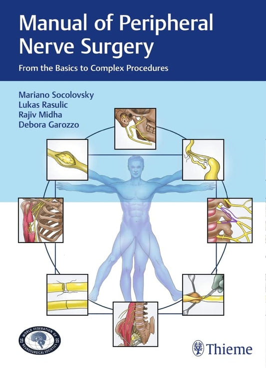 MANUAL OF PERIPHERAL NERVE SURGERY FROM THE BASICS TO COMPLEX PROCEDURES 1ST/2017 - MARIANO SOCOLOVSKY