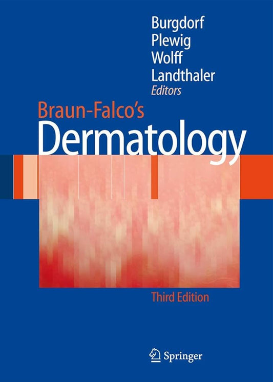 BRAUN FALCOS DERMATOLOGY 3RD/2010-BURGDORF  (ONLY 1 VOLUME AVAILABLE)