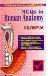 MCQS IN HUMAN ANATOMY 1ST/2015  -  DK CHOPDE