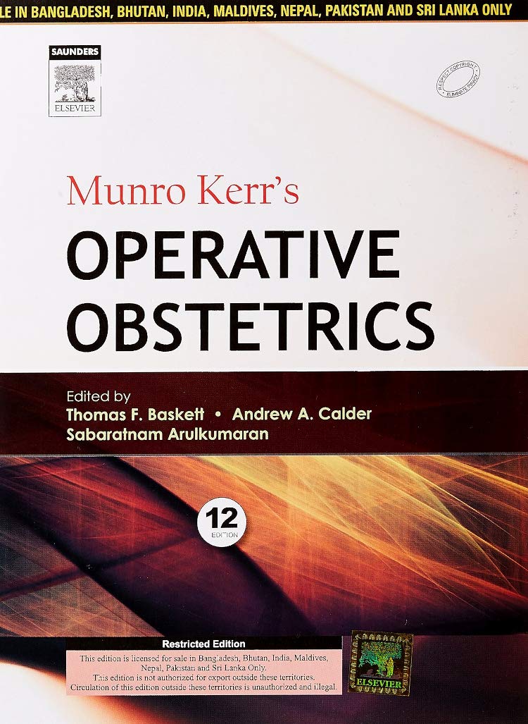 MUNRO KERRS OPERATIVE OBSTETRICS 12TH/2015 - THOMAS BASKETT