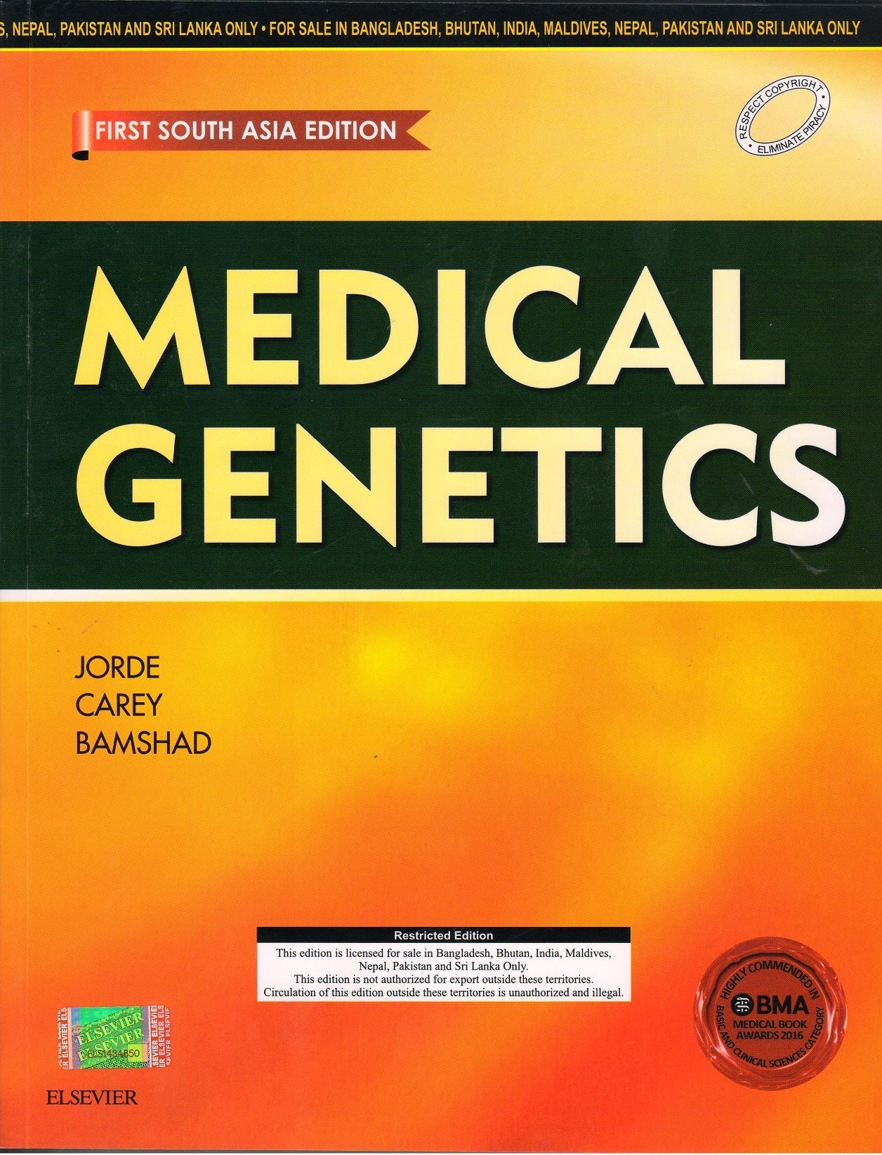 Medical Genetics: First South Asia Edition/2017