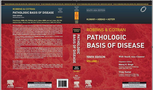 Robbins And Cotran Pathologic Basis Of Disease 10th SAE/2020 (2 Vols) South Asia Edition