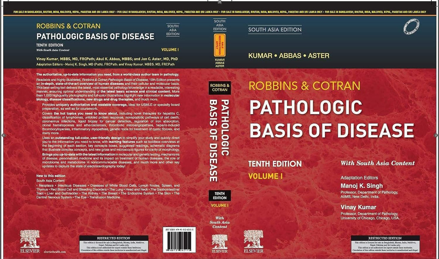 Robbins And Cotran Pathologic Basis Of Disease 10th SAE/2020 (2 Vols)